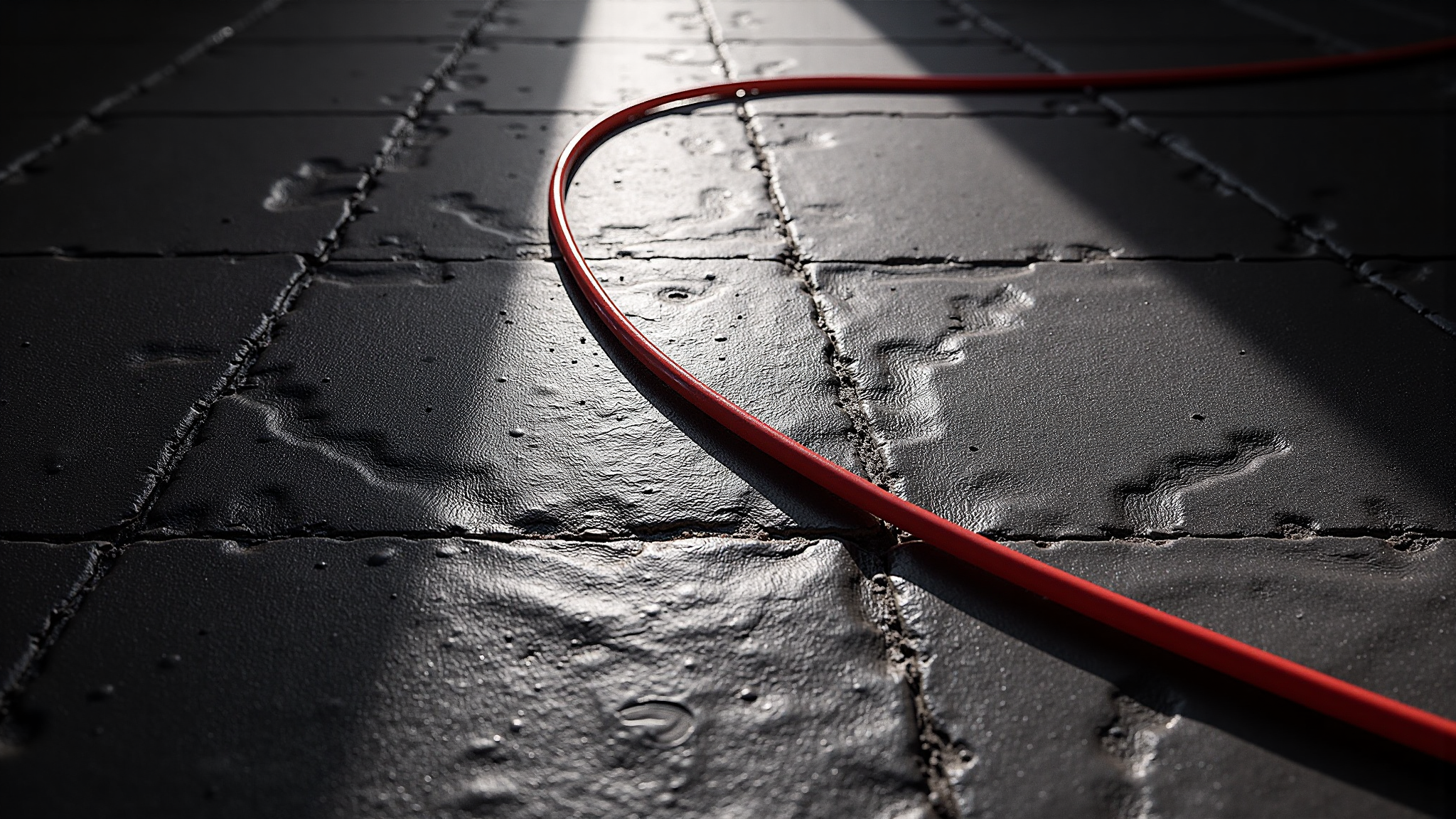 coiled flat cable with jacket