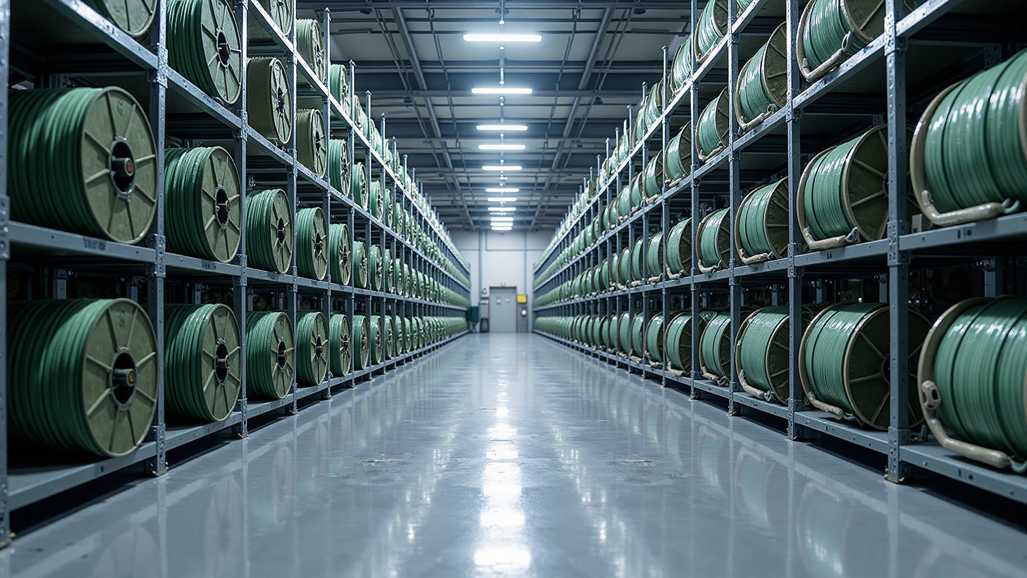 Industrial cable manufacturing workshop